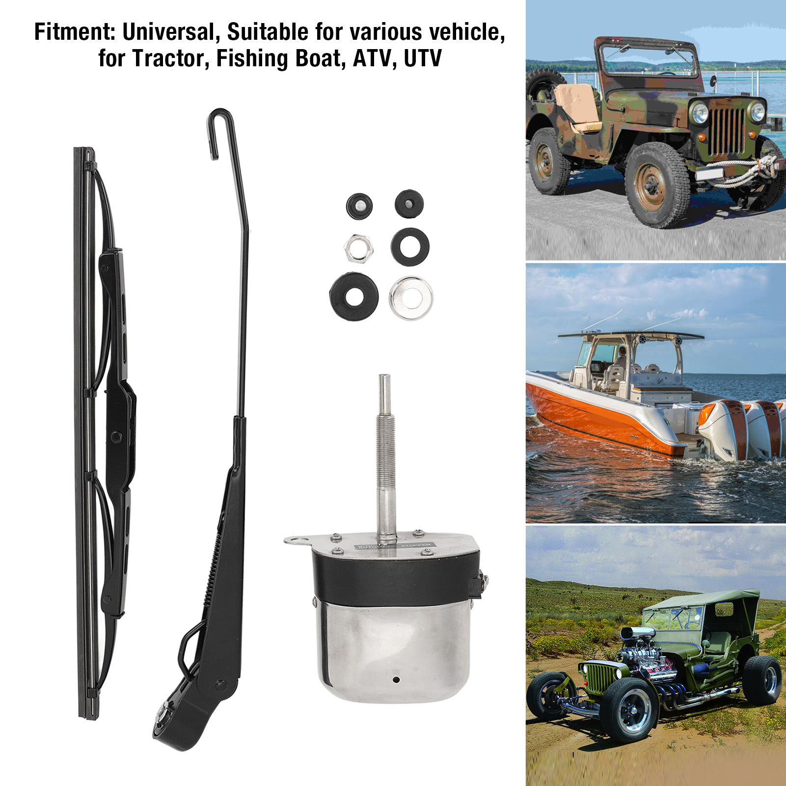 Fishing Boat Outboard Motor - Electric Motor Windshield Wiper Arm Uniform