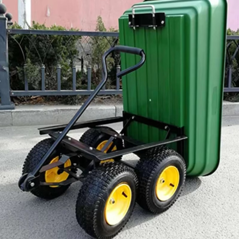 Fishing Boat Trailer - Easy Moving Cargo Truck Steel Frame