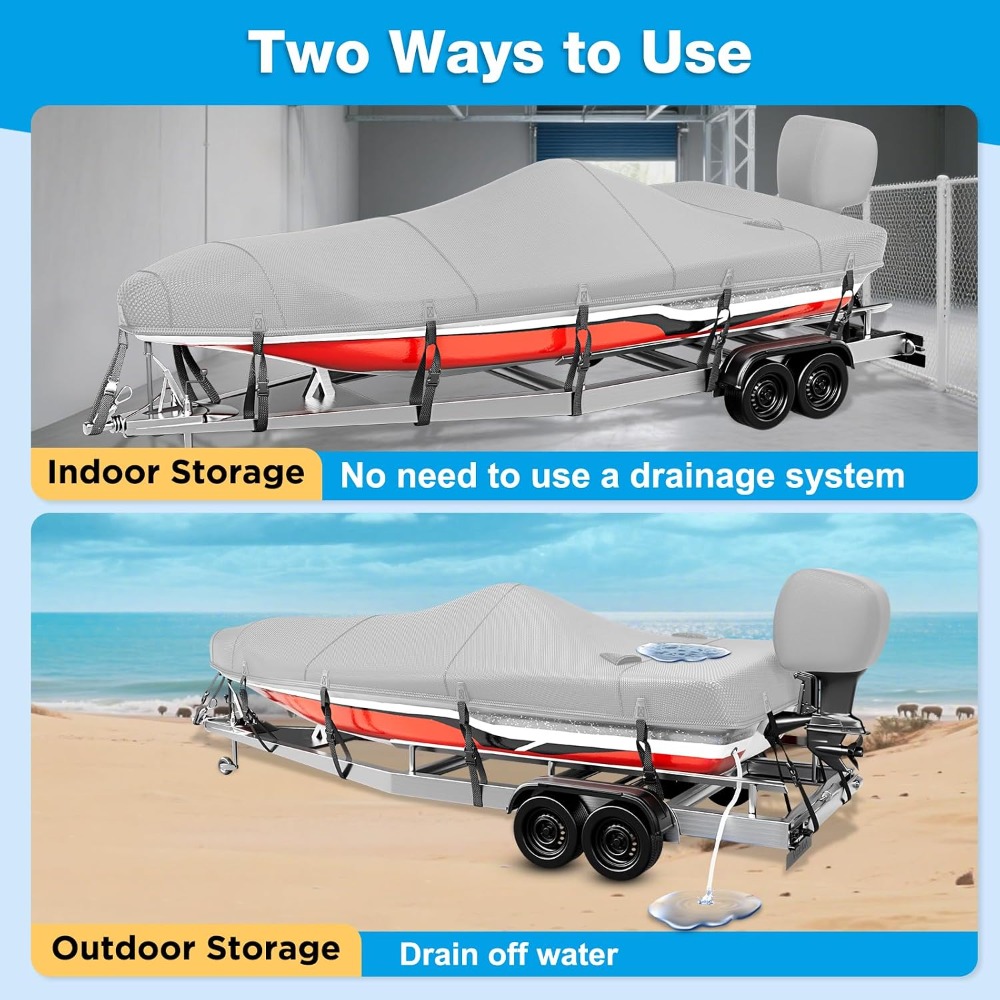 Boat Cover 20-22ft, 1200D Wate – Fishing Boat Trailer Bewertung und Preis