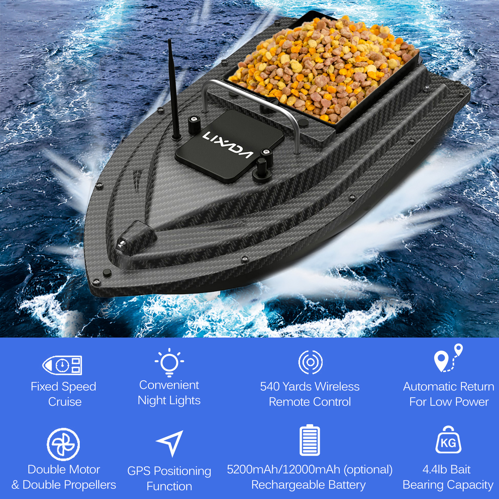 Fishing Bait Boat GPS Fishing  – Fishing Boat Gps Bewertung und Preis