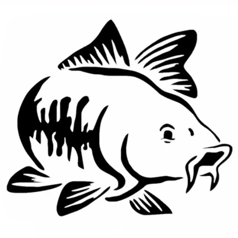 Car Sticker Cartoon Carp Fishi – Fishing Boat Paddle Bewertung und Preis