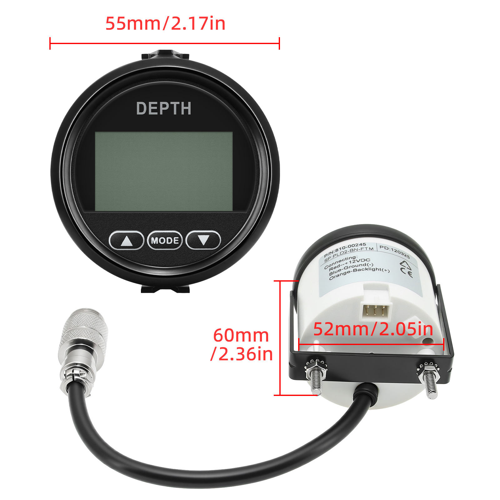 New Depth Detector 52mm/2in Ma – Fishing Boat Gps Bewertung und Preis