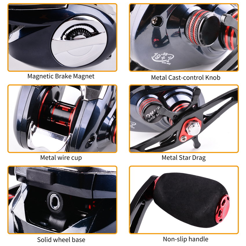 8.0:1 19+1BB Fishing Reel Left – Fishing Boat Steering Wheel Bewertung und Preis