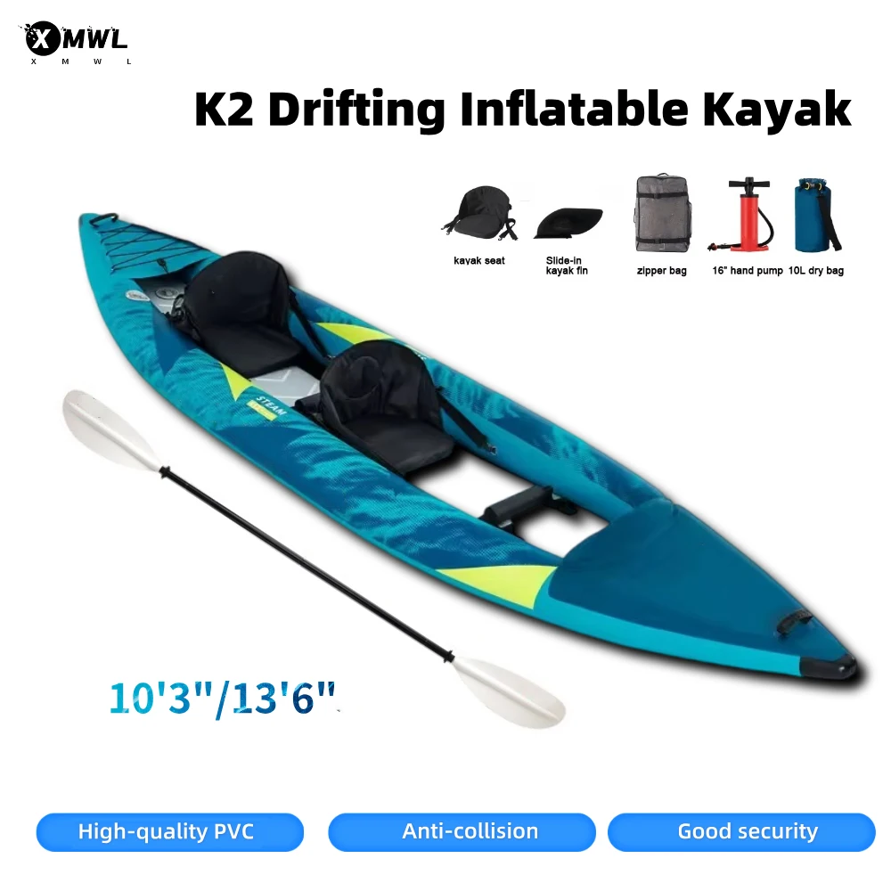 Canoe Kayak Inflatable Boat 1- – Fishing Boat Paddle Bewertung und Preis