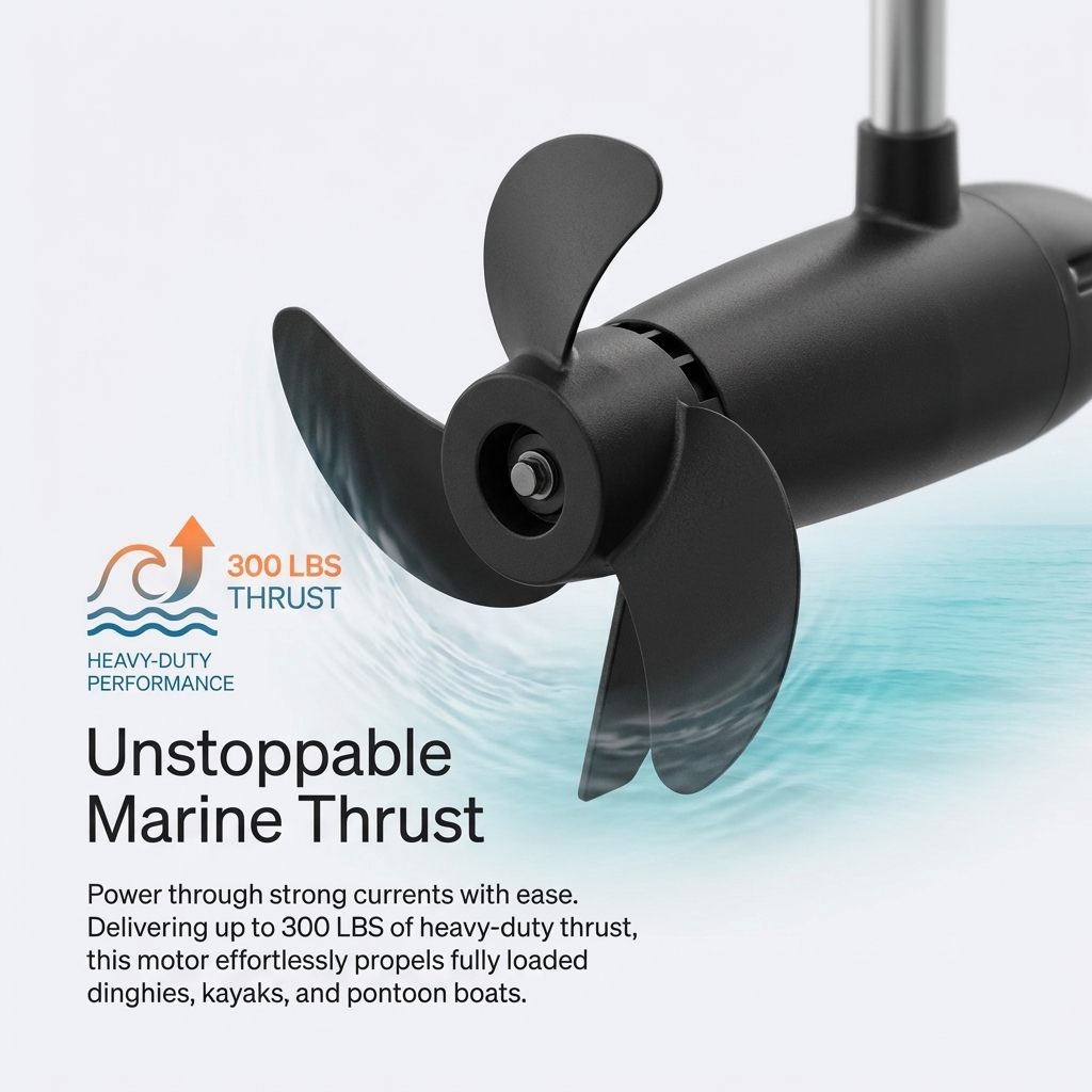 240LBS 300LBS High Thrust Brus – Fishing Boat Outboard Motor Bewertung und Preis