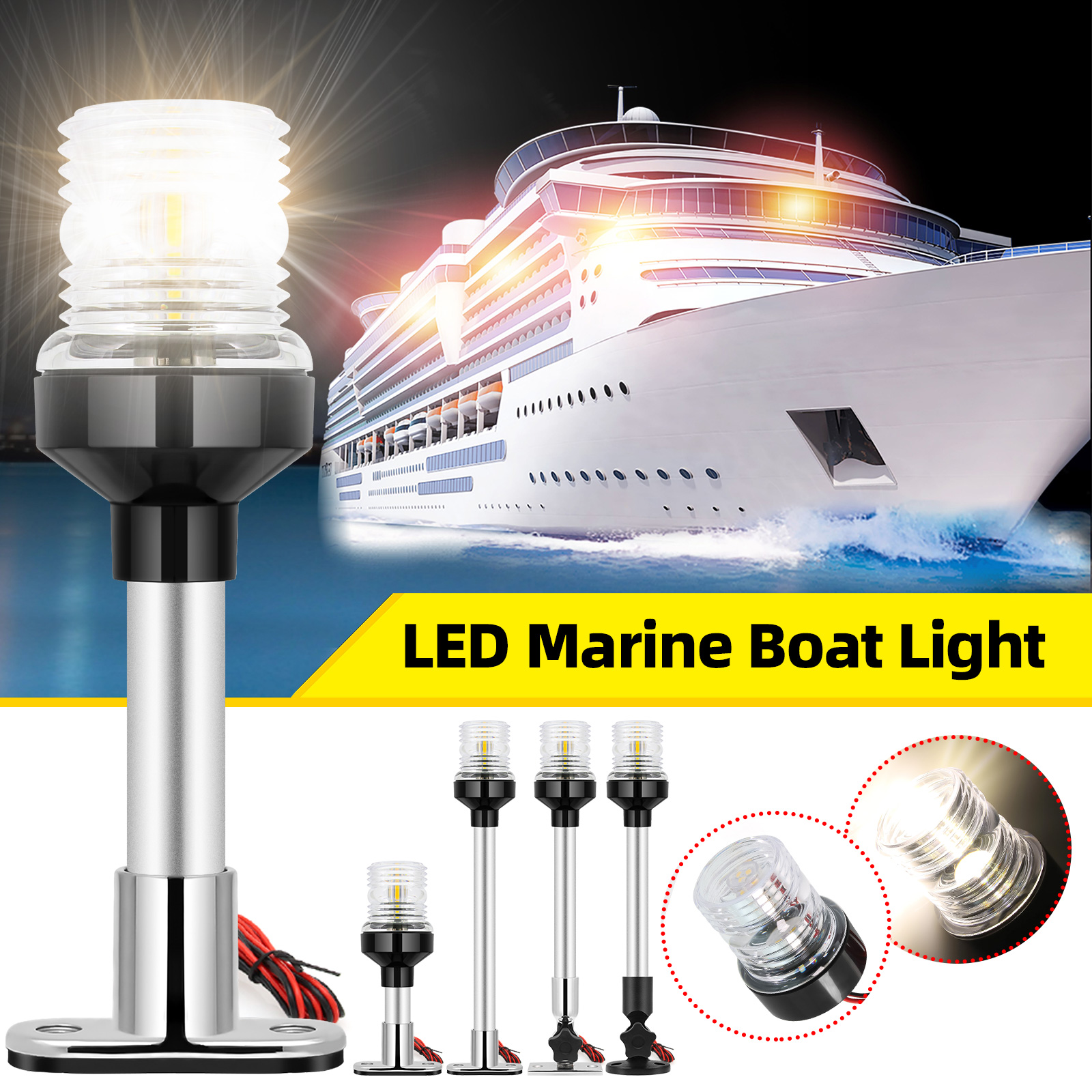 6/12inch LED Fold Yacht Naviga – Fishing Boat Paddle Bewertung und Preis