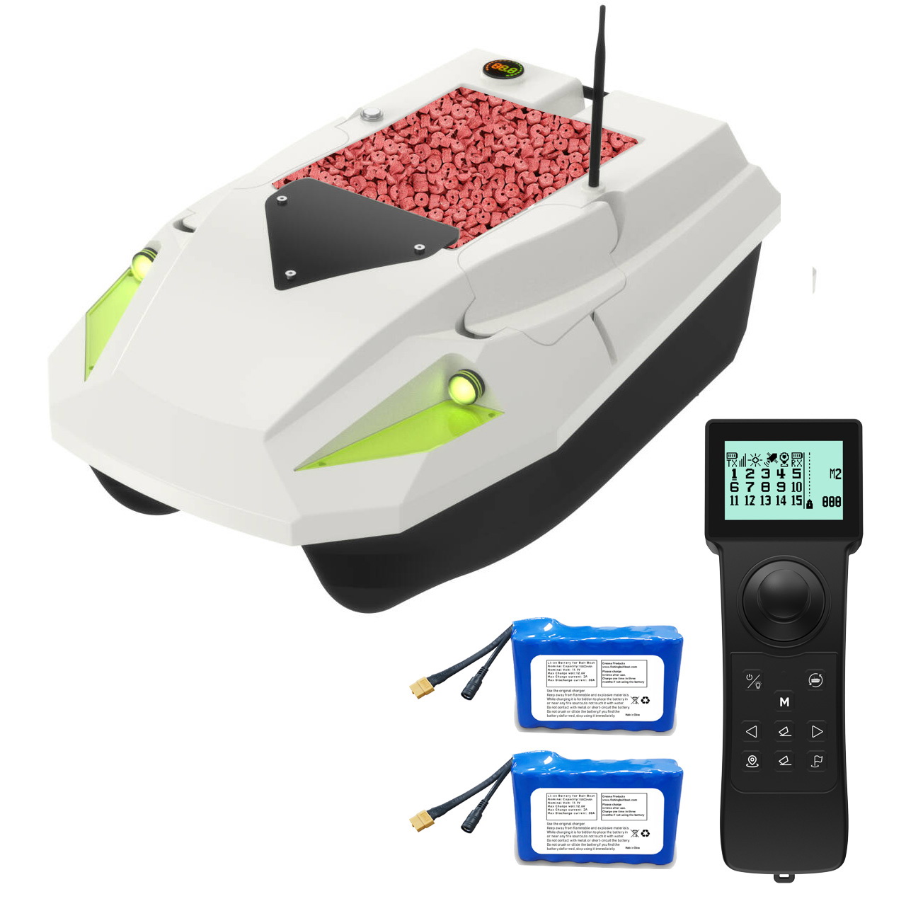 12V GPS RC Bait Boat 100 Posit – Fishing Boat Gps Bewertung und Preis