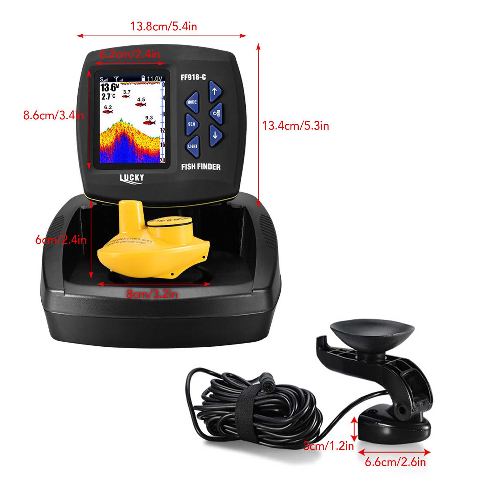 Fish Finder Wireless Sonar Sen – Fishing Boat Depth Finder Bewertung und Preis