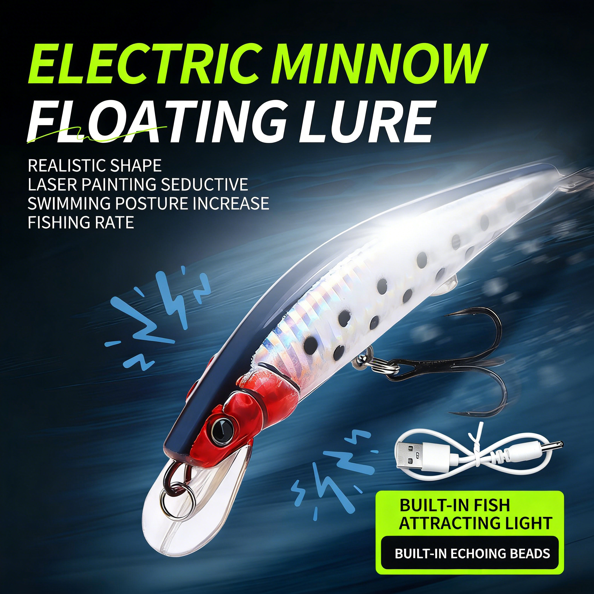 Simulated Fishing Lures Bait E – Fishing Boat Navigation Light Bewertung und Preis