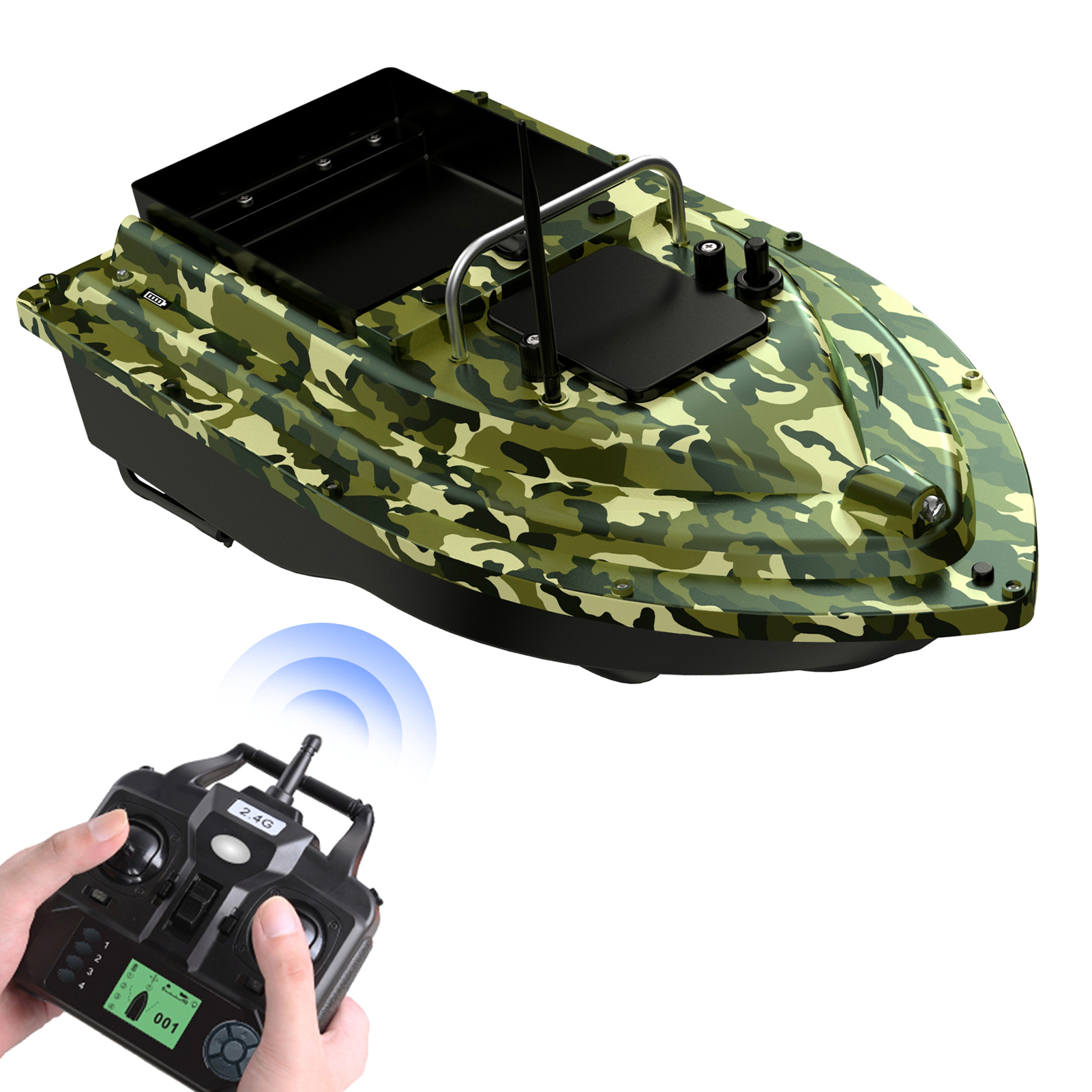D16E GPS Fishing Bait Boat wit – Fishing Boat Gps Bewertung und Preis