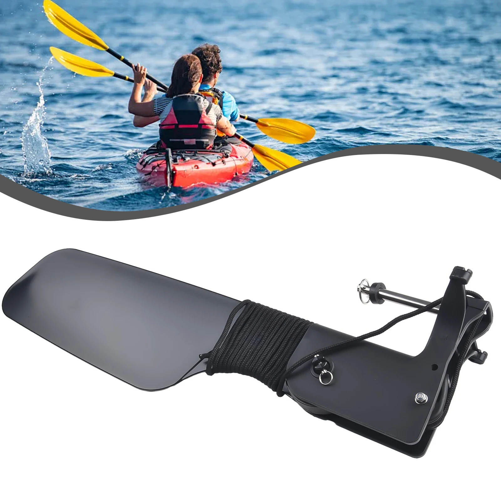 For Kayak Big Tail Rudder with – Fishing Boat Steering Wheel Bewertung und Preis