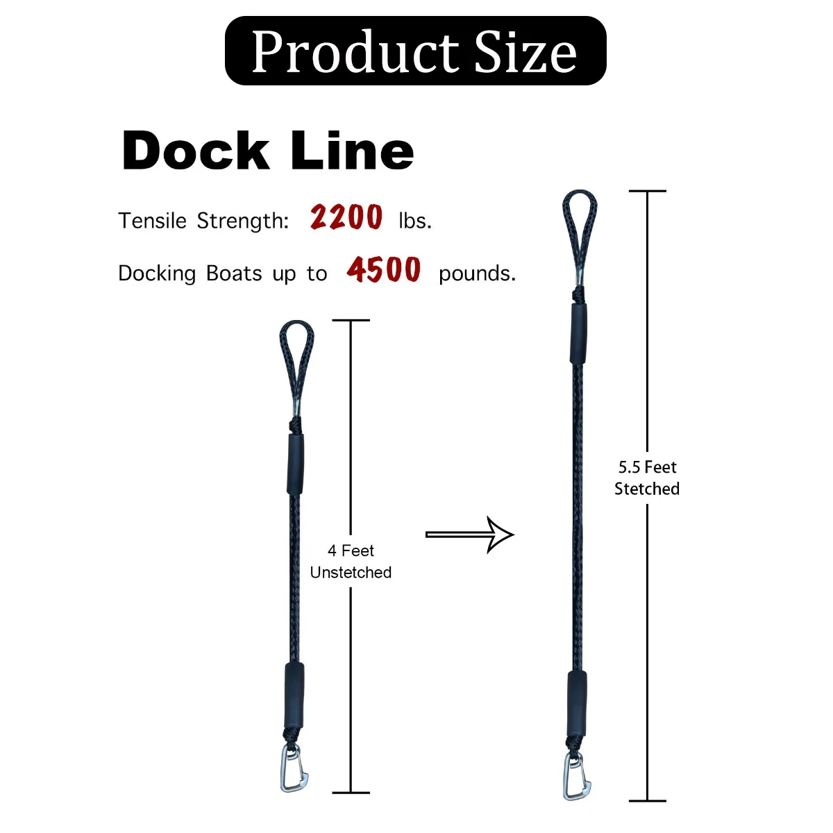 2/1PCS Elastic Bungee Mooring  – Fishing Boat Anchor Bewertung und Preis