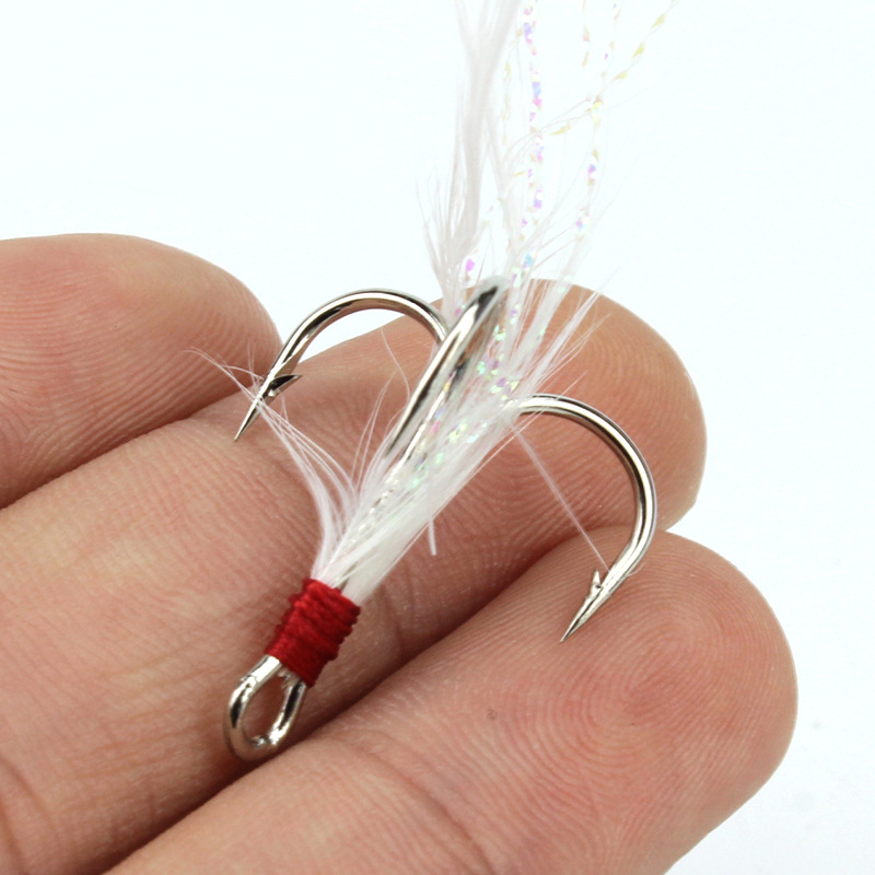 5pcs 4#6#Tied hair three ancho – Fishing Boat Anchor Bewertung und Preis