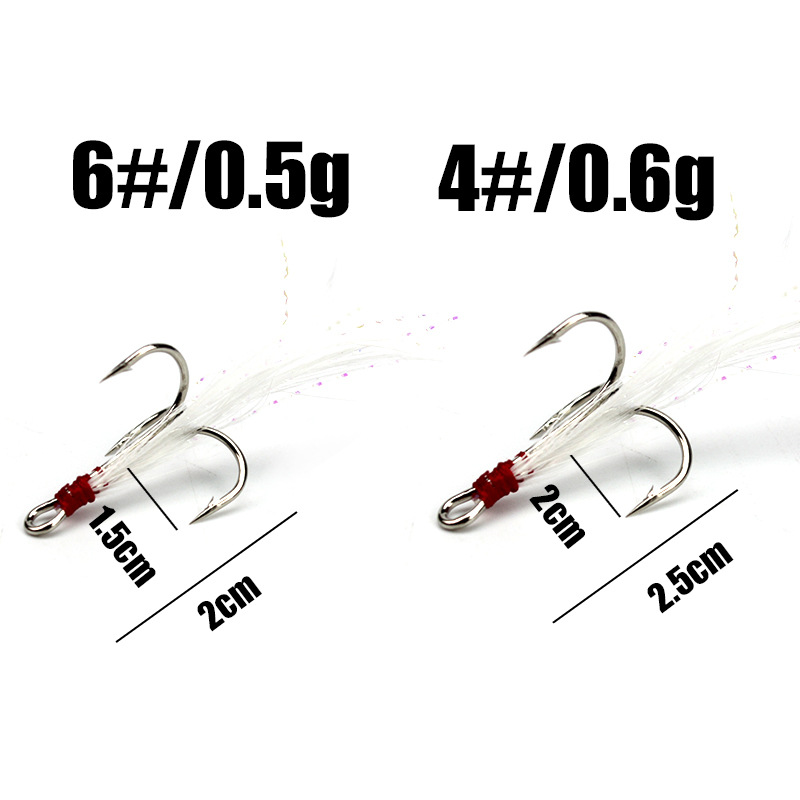 5pcs 4#6#Tied hair three ancho – Fishing Boat Anchor Bewertung und Preis
