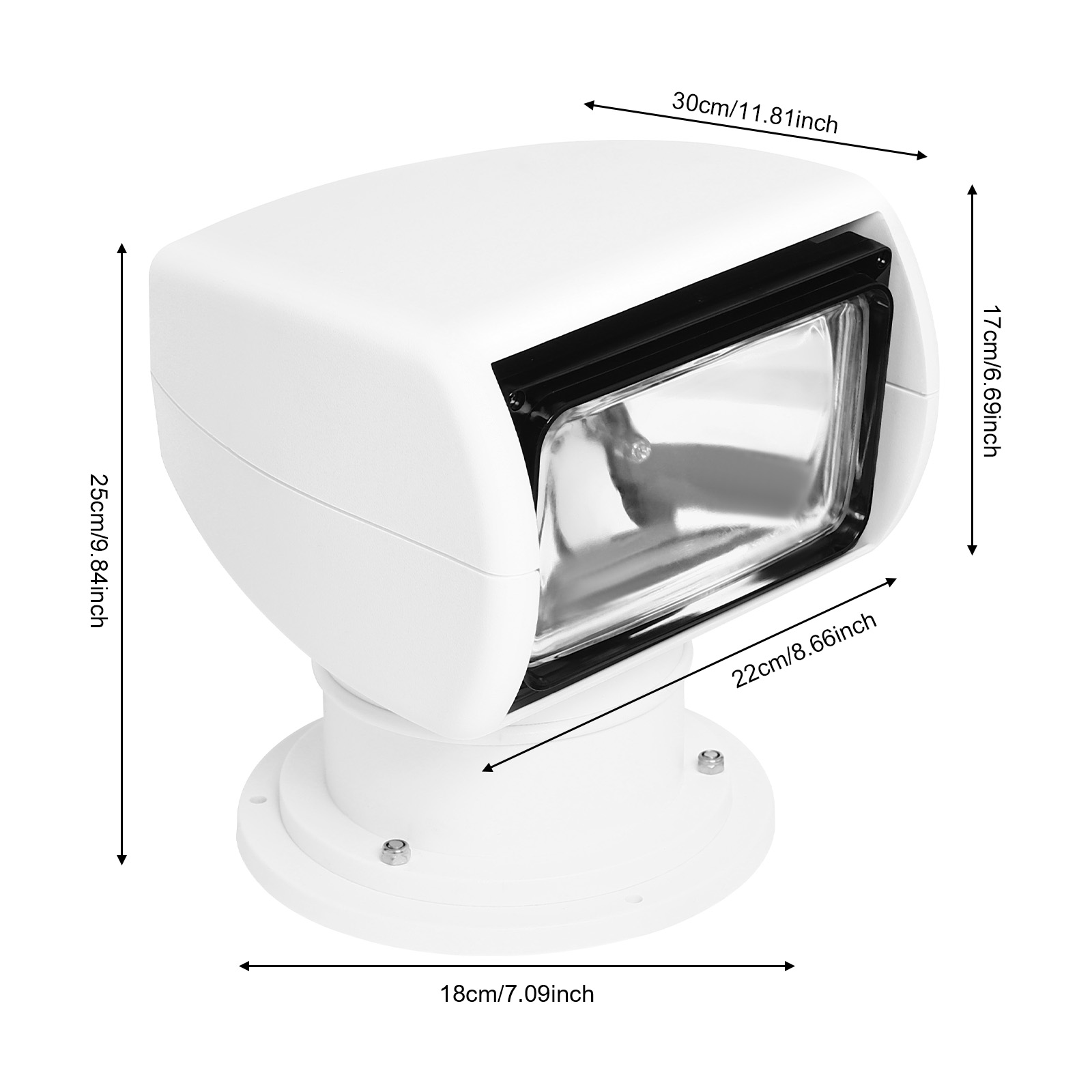 12V 100W Marine Spotlight Boat – Fishing Boat Navigation Light Bewertung und Preis