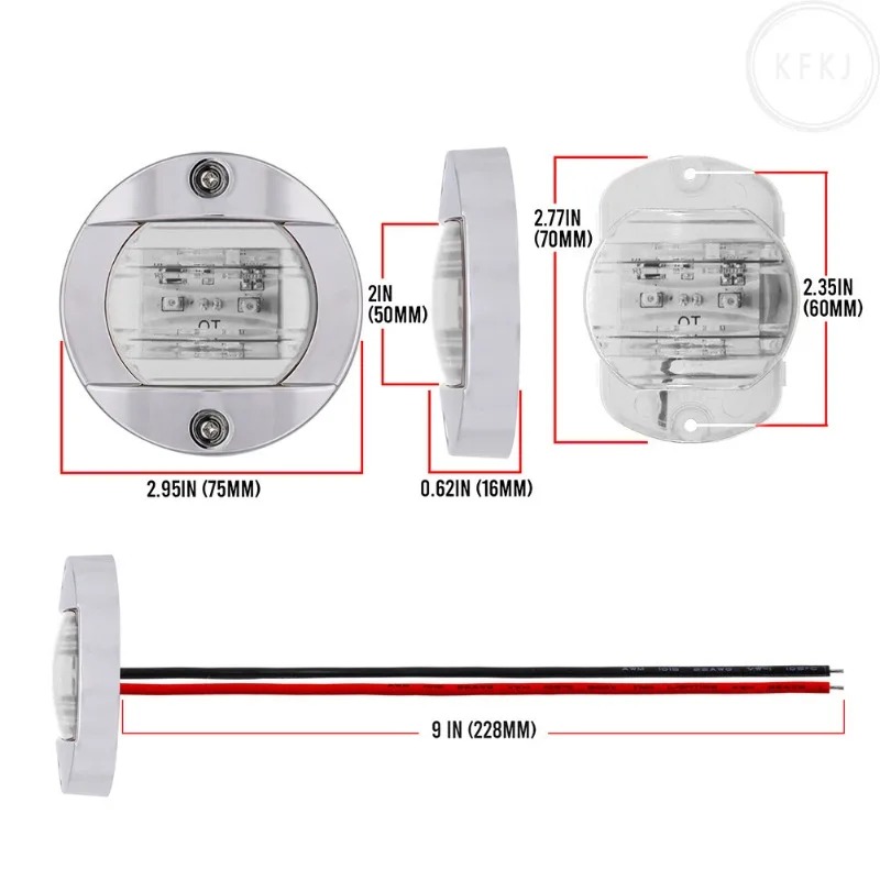 For Yacht Fishing Vessel 12V/2 – Fishing Boat Navigation Light Bewertung und Preis